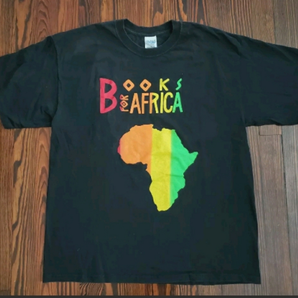 Africa T Shirt Mens XL Tee Rap Hip Hop Obama Tupac